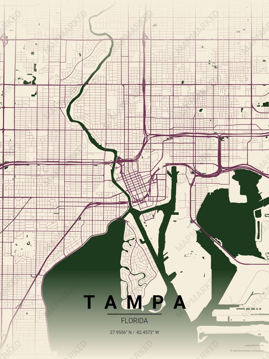 Plum Pudding style sample on Tampa