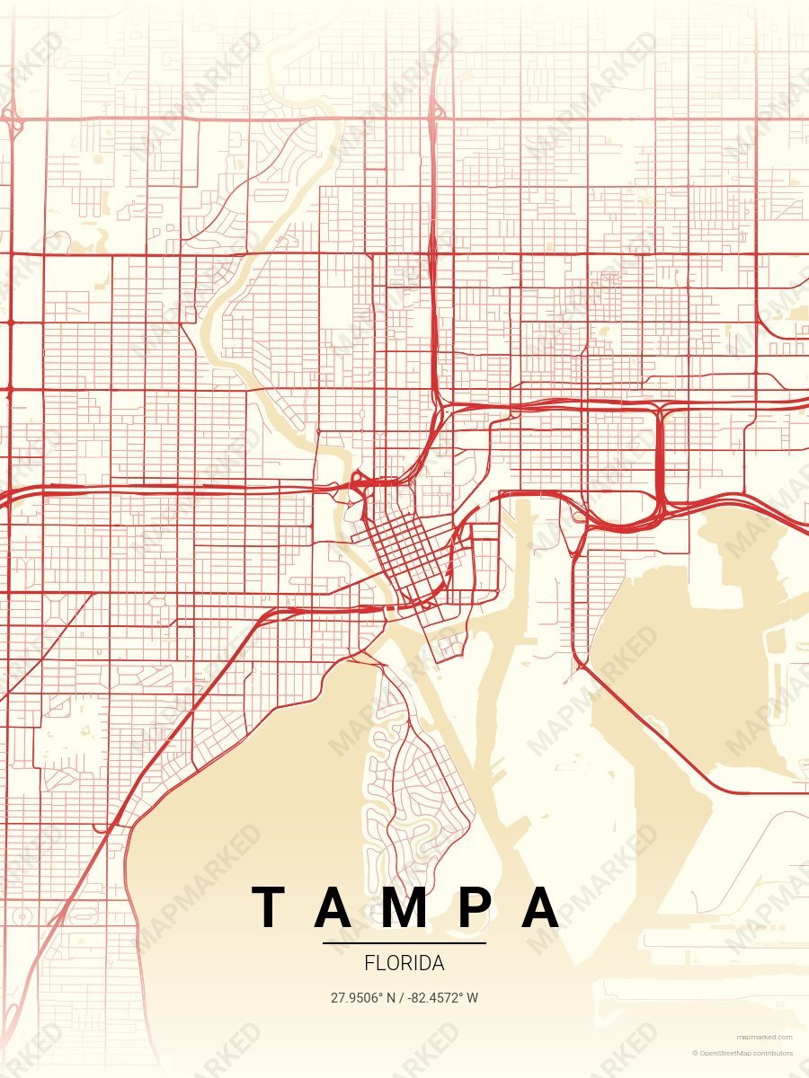 Santa Red style sample on Tampa
