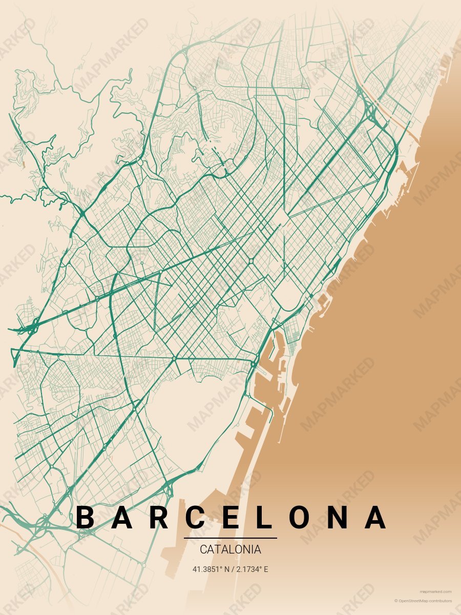 Barcelona Gaudi Mosaic on barcelona-es