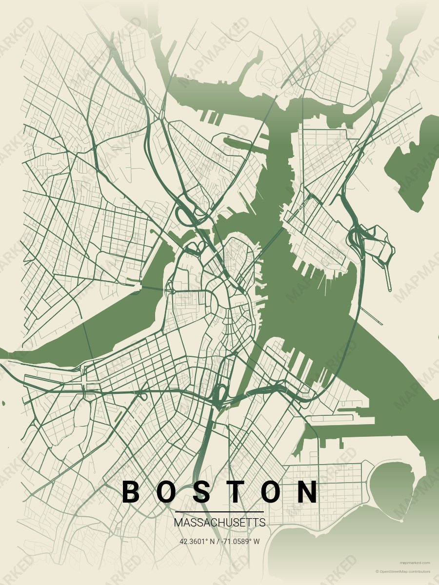 Boston Common on boston-massachusetts