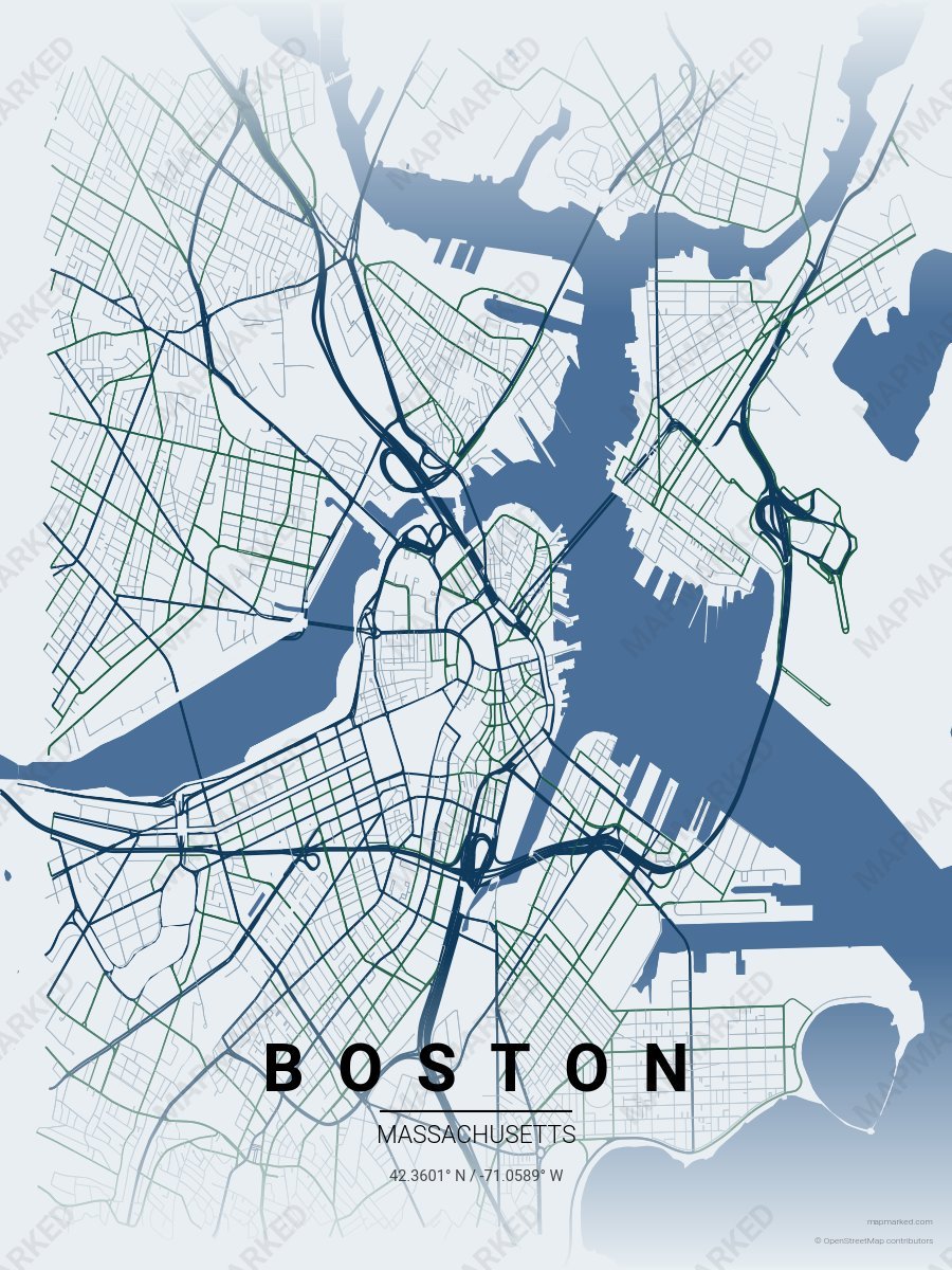 Boston Harbor on boston-massachusetts