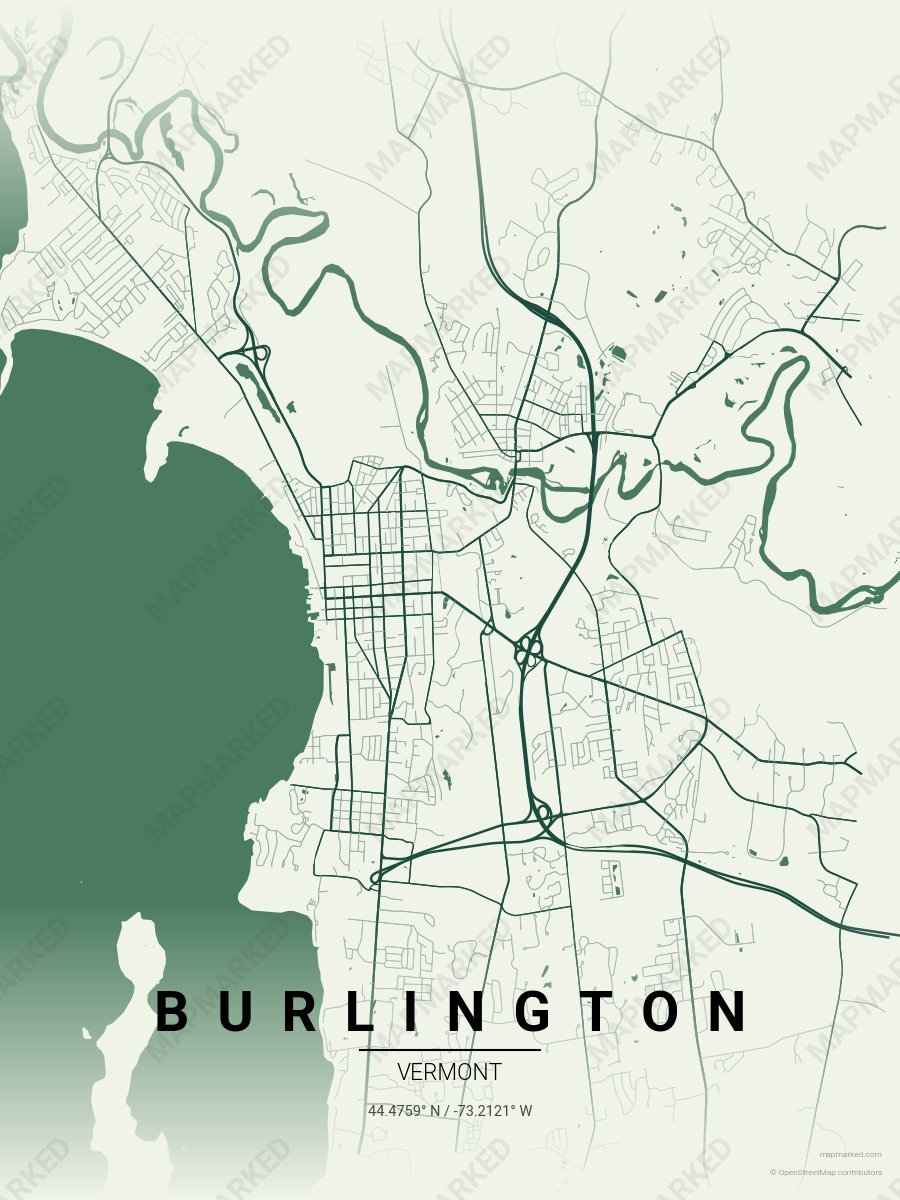 Burlington Green Mountain on burlington-vermont