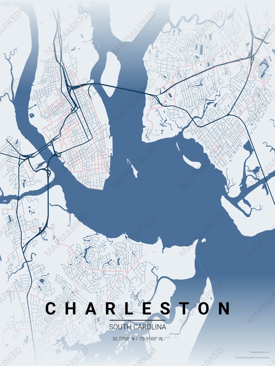 Charleston Harbor on charleston-south-carolina