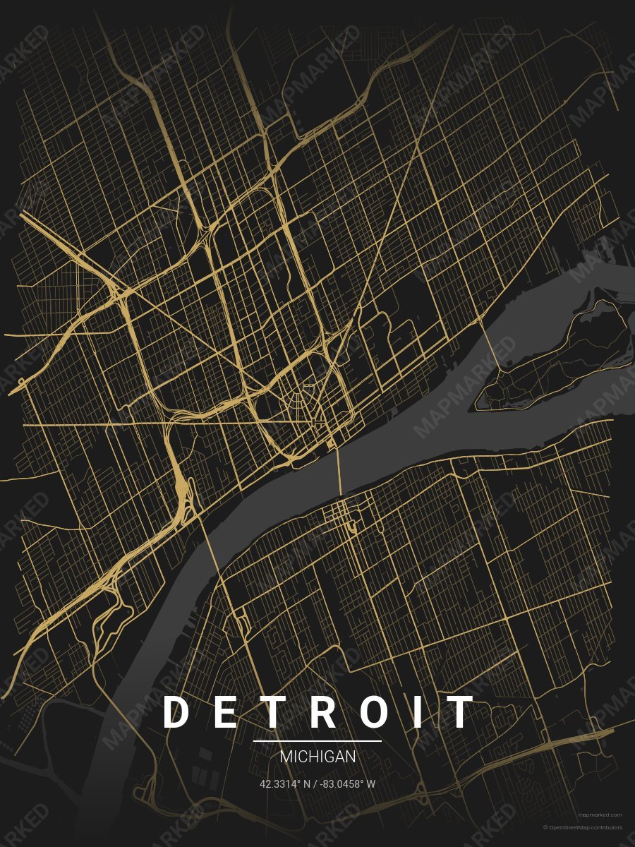Detroit Motor City on detroit-michigan