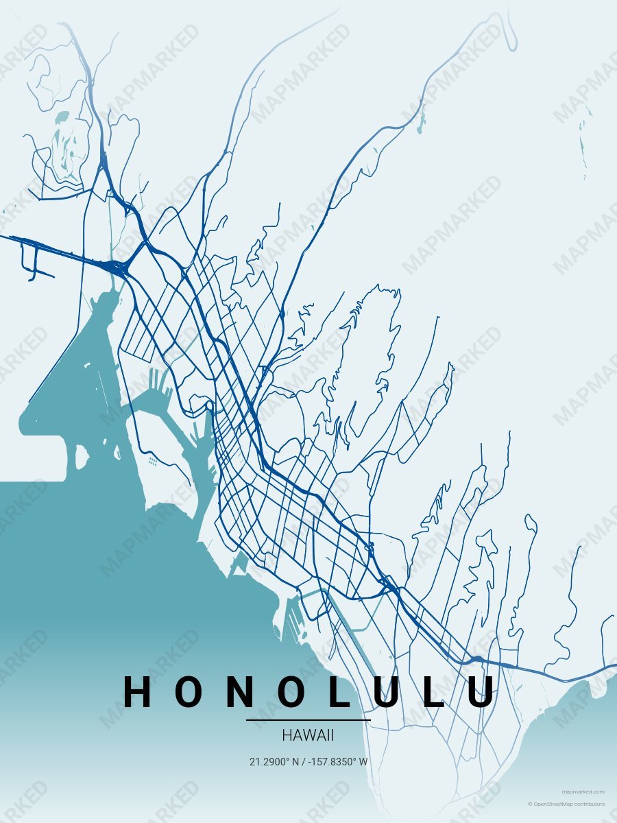 Honolulu Pacific Blue on honolulu-hawaii