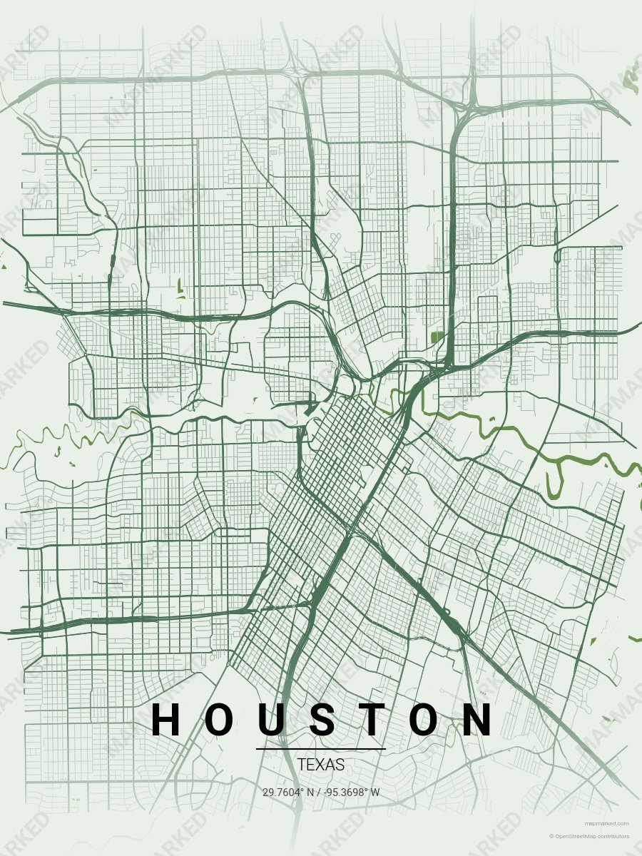 Houston Bayou on houston-texas