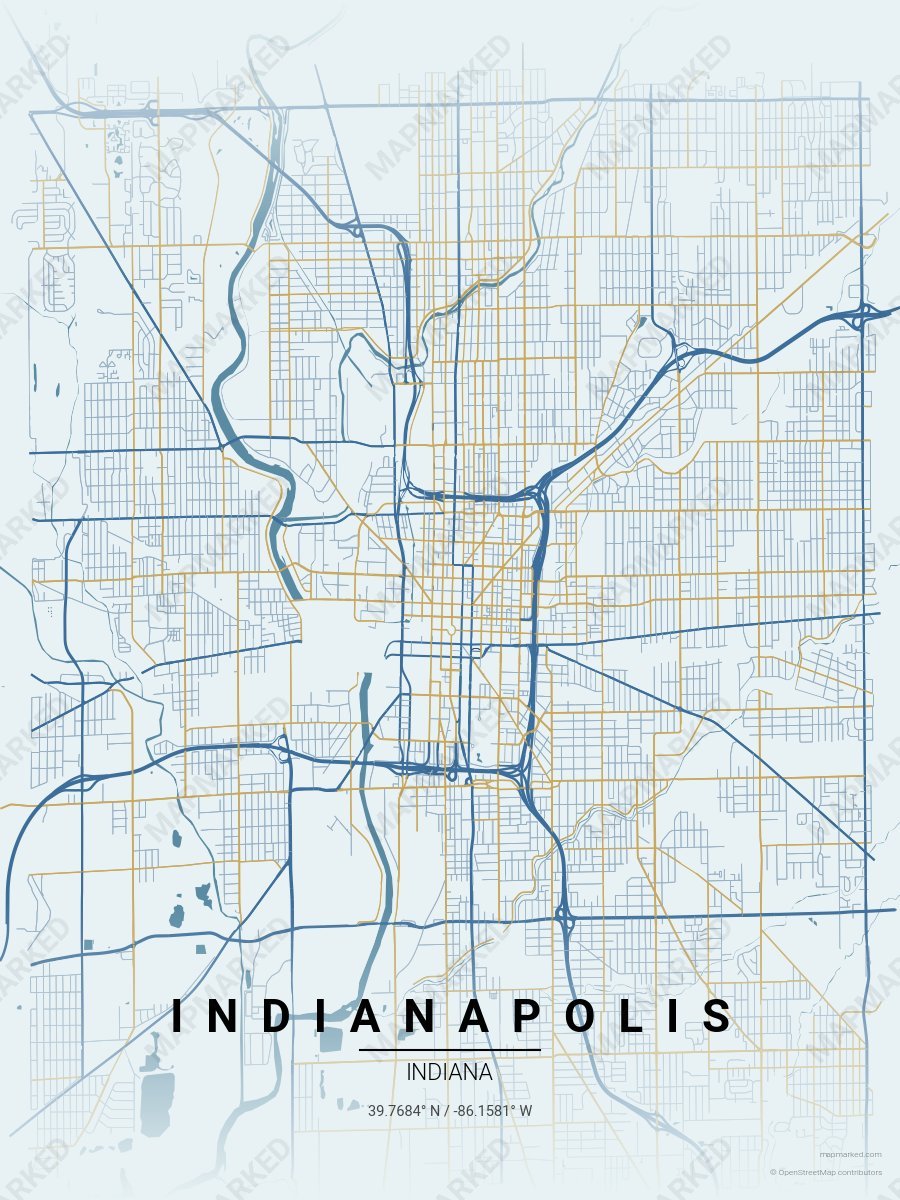 Indianapolis Canal on indianapolis-indiana