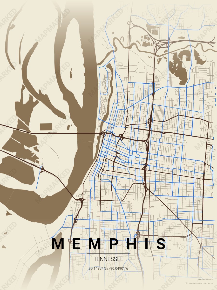 Memphis River Bluff on memphis-tennessee
