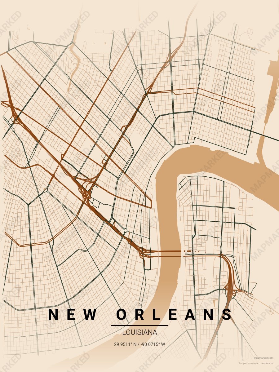 New Orleans French Quarter style sample on New Orleans