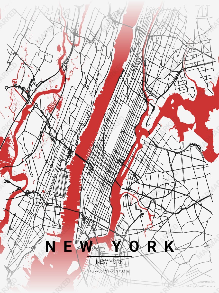 NYC Subway Tile style sample on New York New