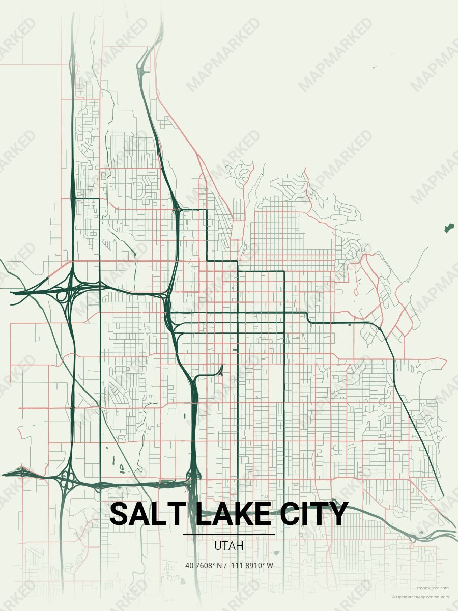Salt Lake City Wasatch style sample on Salt Lake City