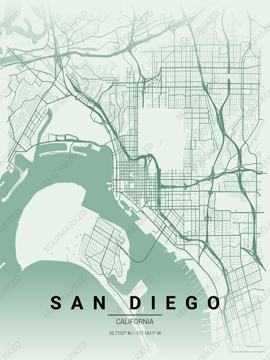 San Diego Surf Sage style sample on San Diego