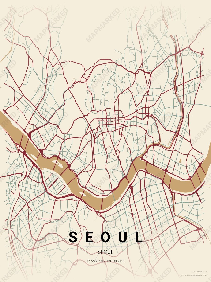 Seoul Palace Red on seoul-kr