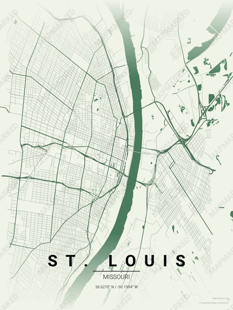 St Louis Forest Park style sample on St Louis