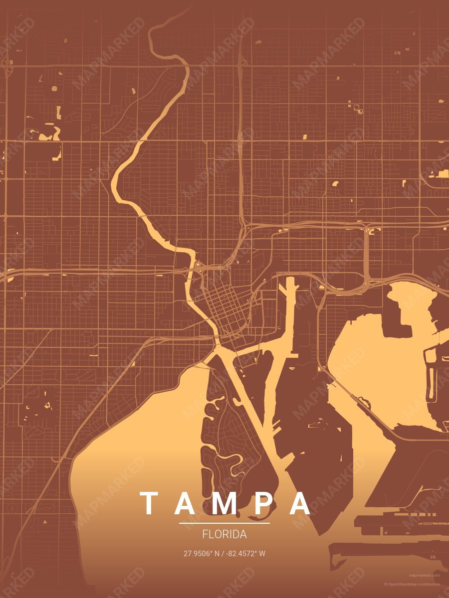 Chestnut Honey Coffee style sample on Tampa