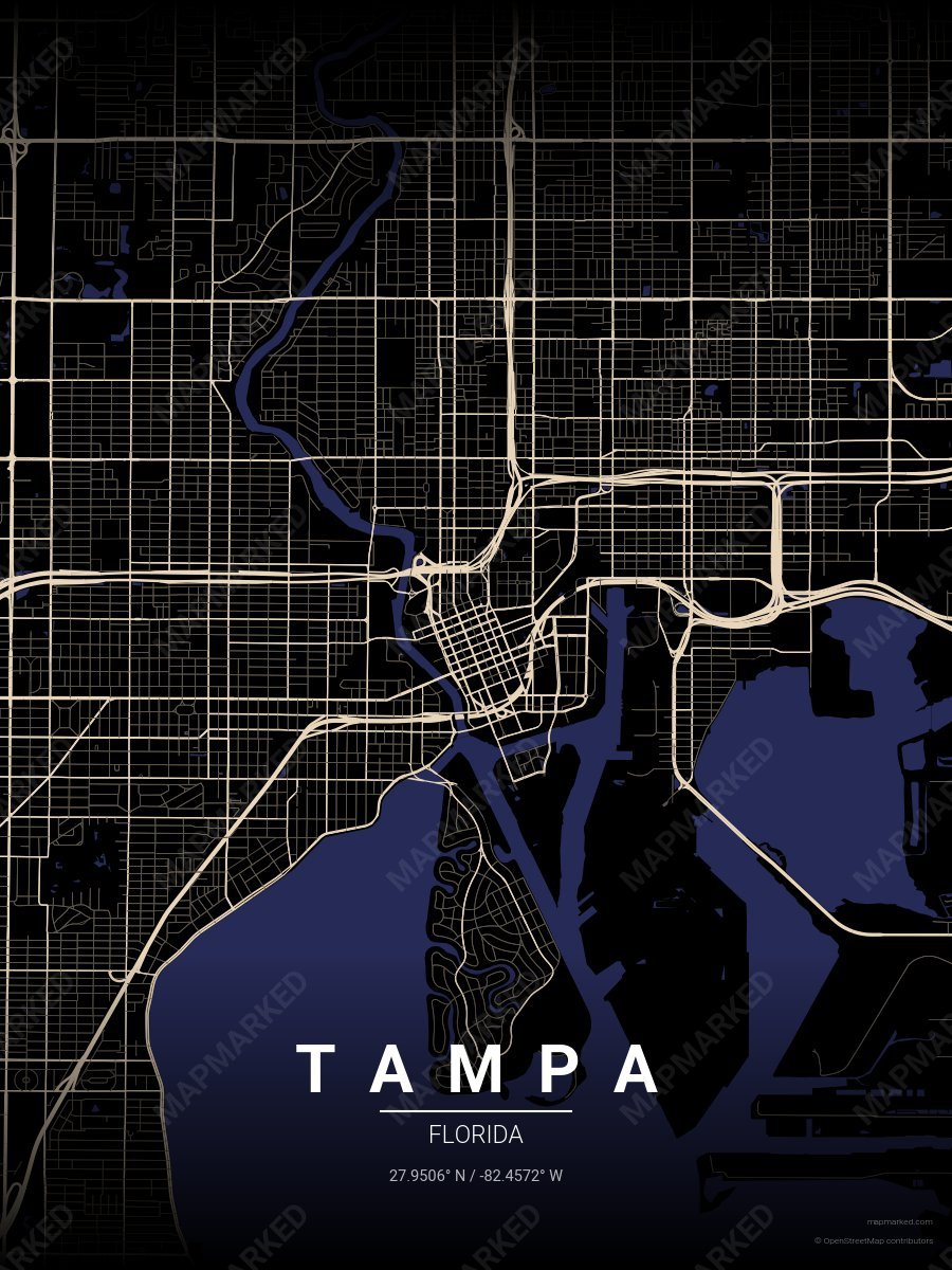 Ink Cognac style sample on Tampa