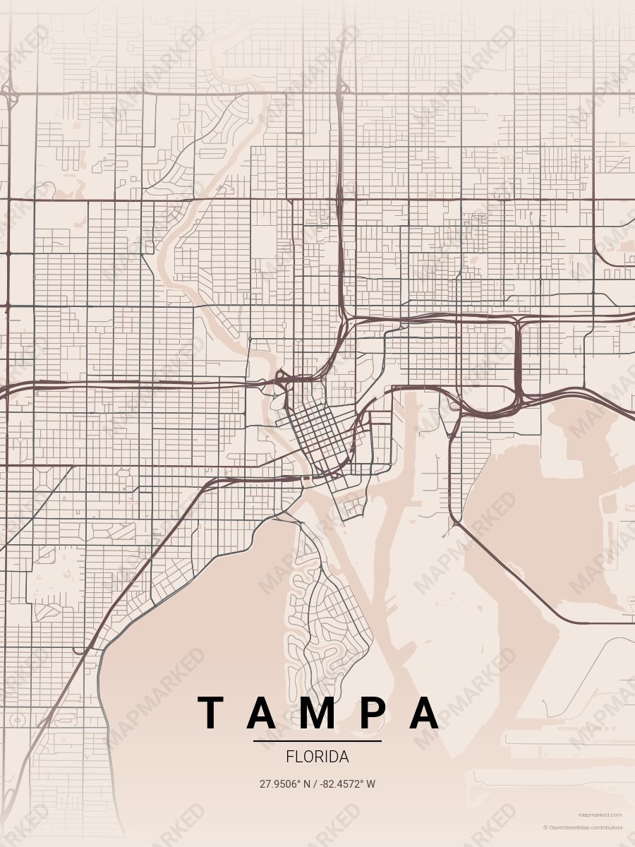 Mocha Ink style sample on Tampa