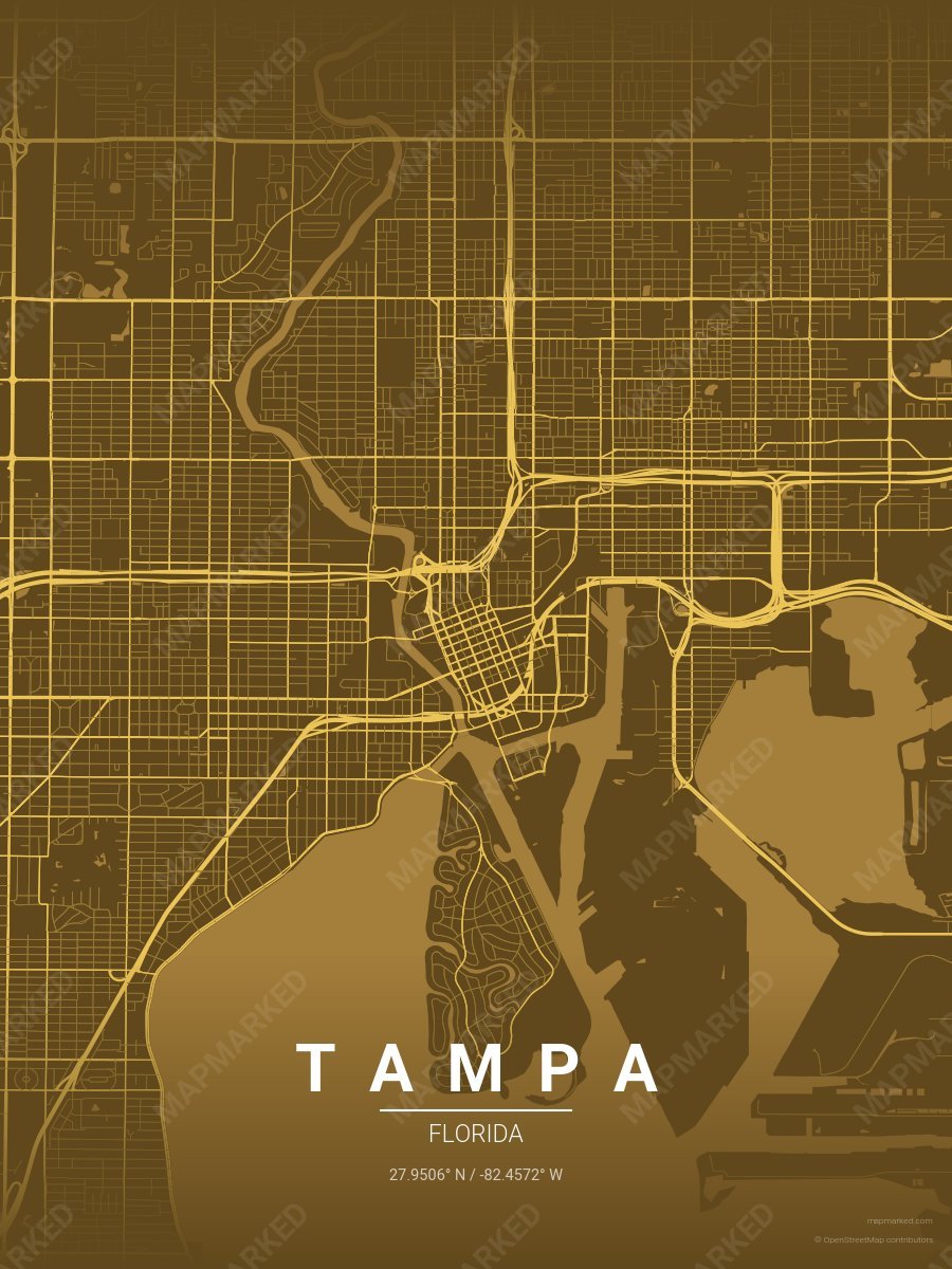 Old Gold Coffee style sample on Tampa
