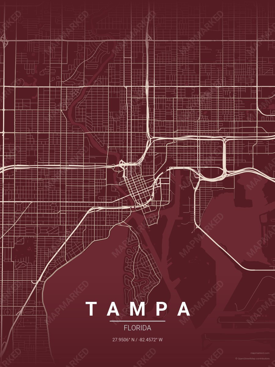 Oxblood Bean style sample on Tampa