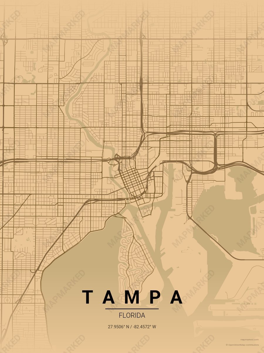 Sand Honey Coffee style sample on Tampa