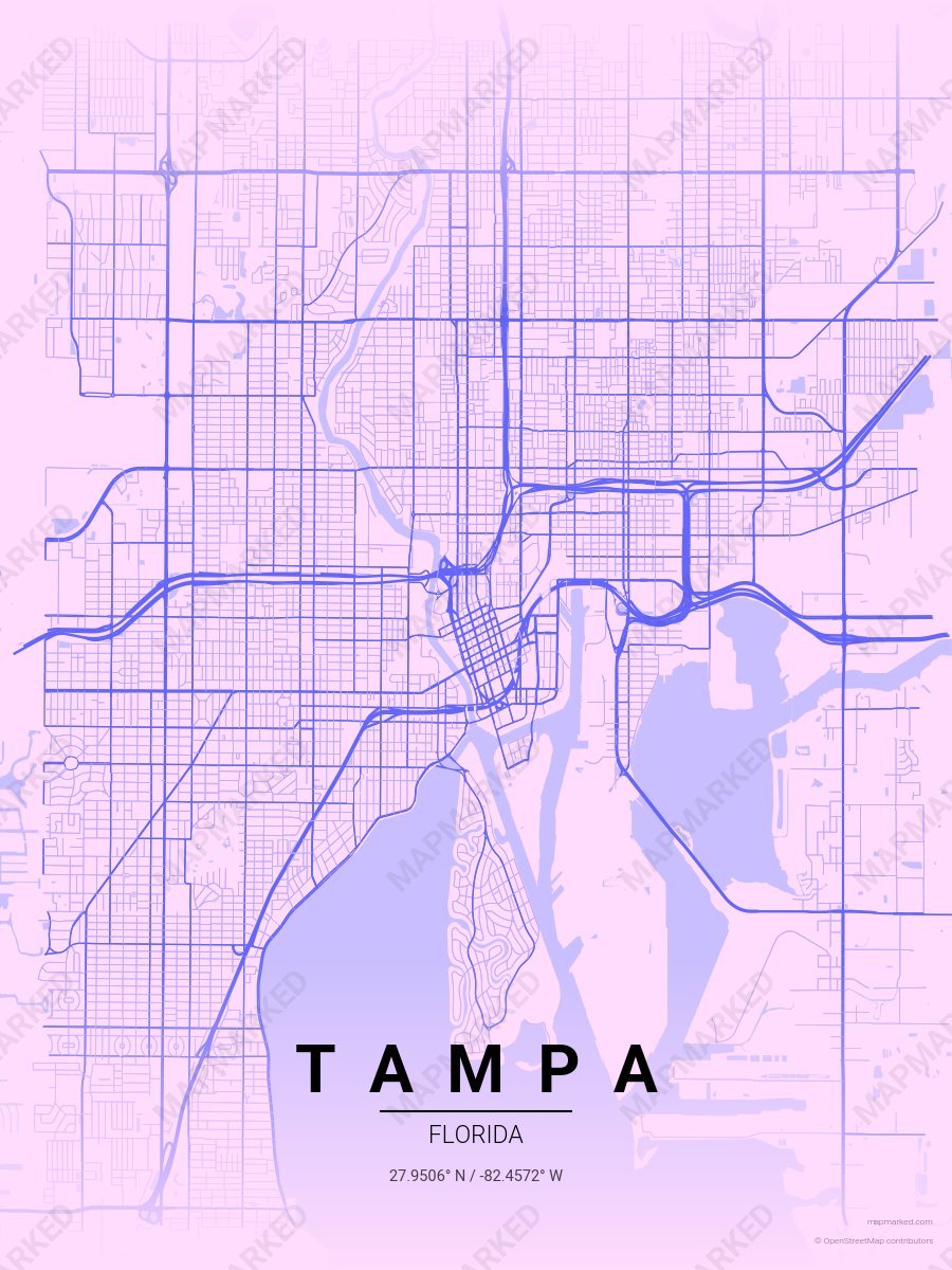 Lavender Ice style sample on Tampa