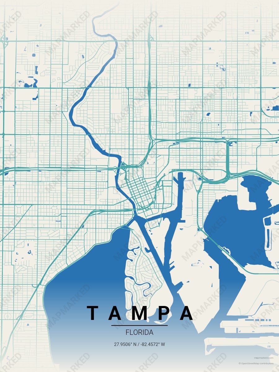Seafoam Pavement style sample on Tampa