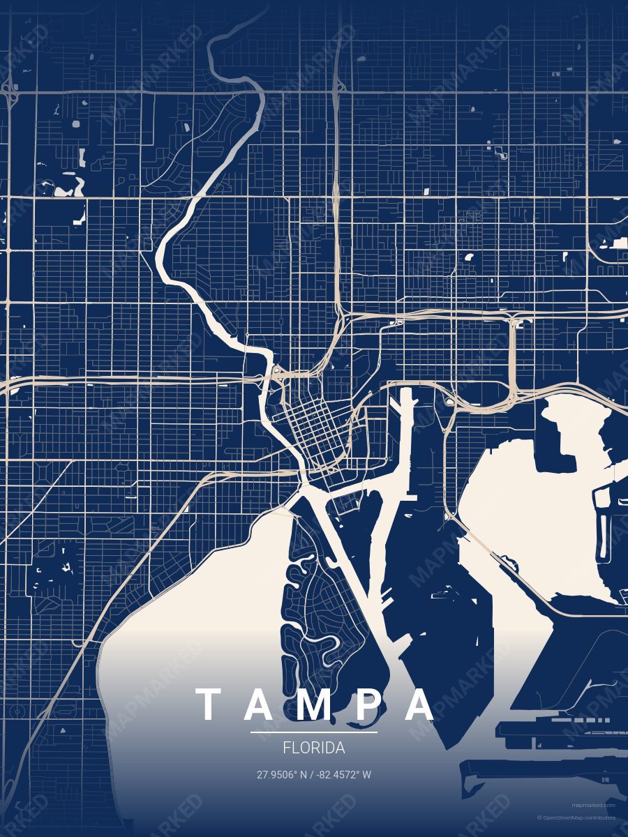 Navy Bone style sample on Tampa