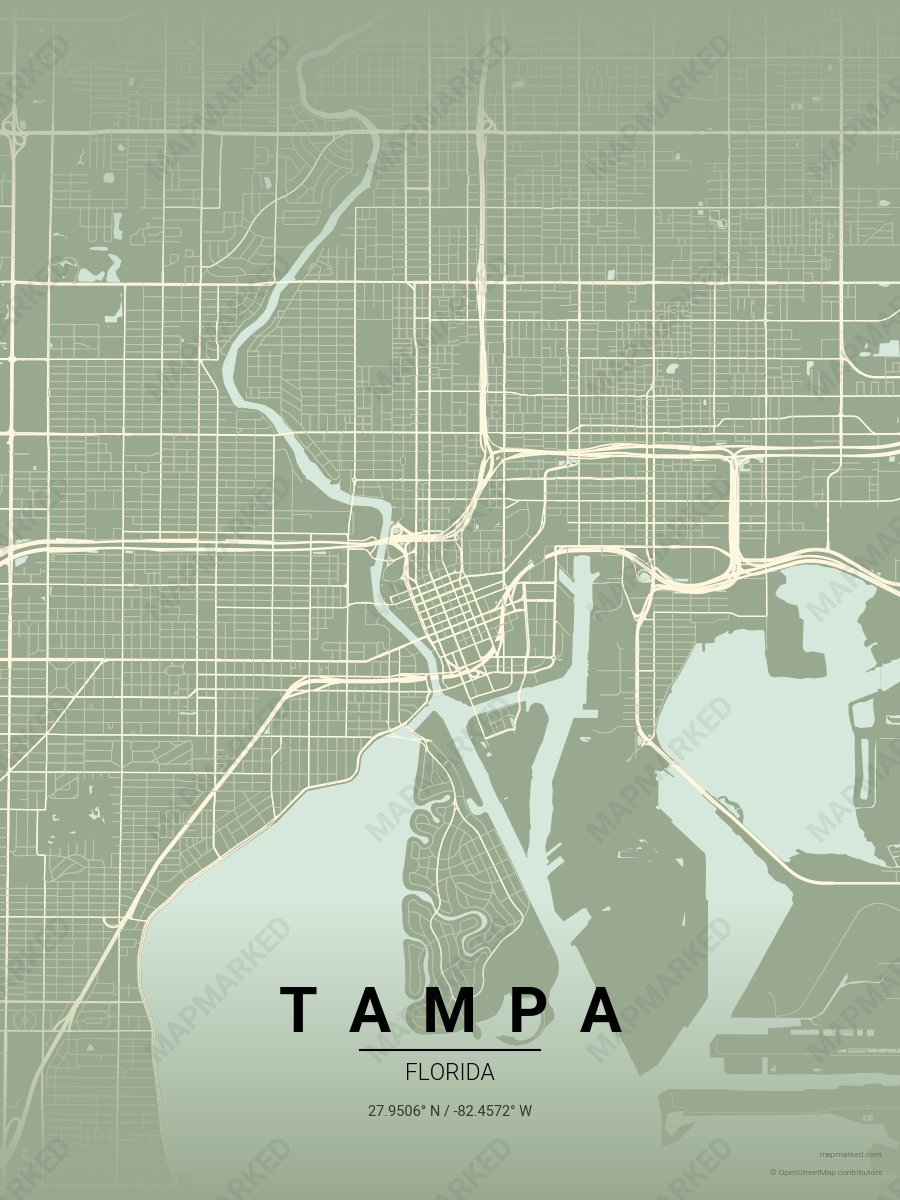 Olive Bone style sample on Tampa