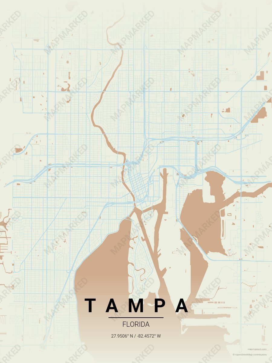 Seashell Cream style sample on Tampa
