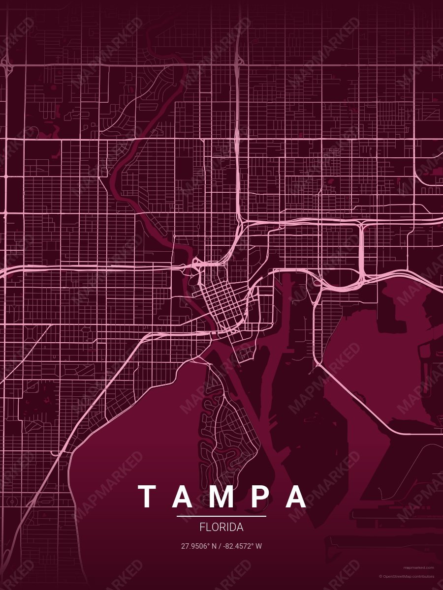 Blackberry Pink style sample on Tampa