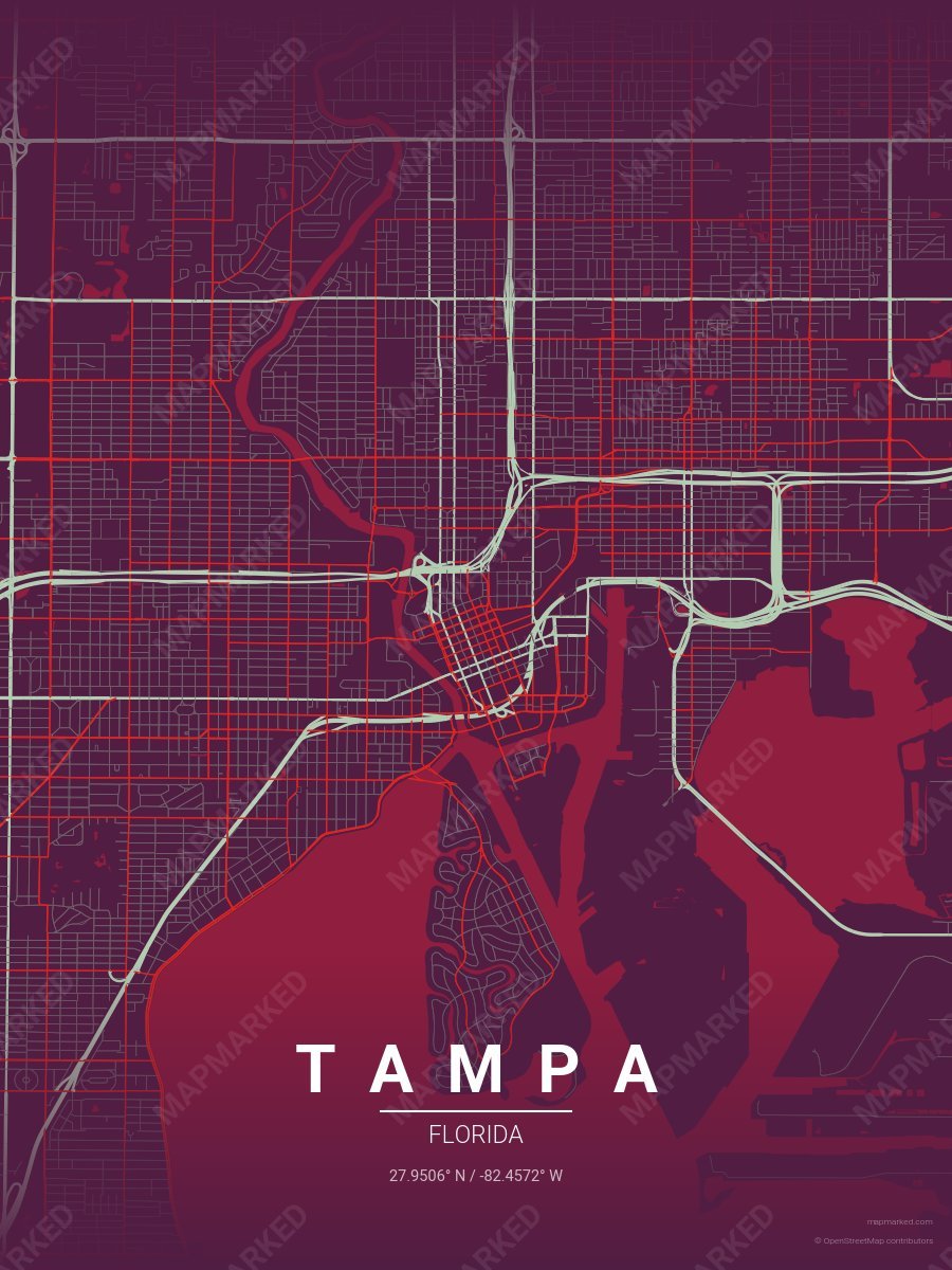 Moss Crimson style sample on Tampa