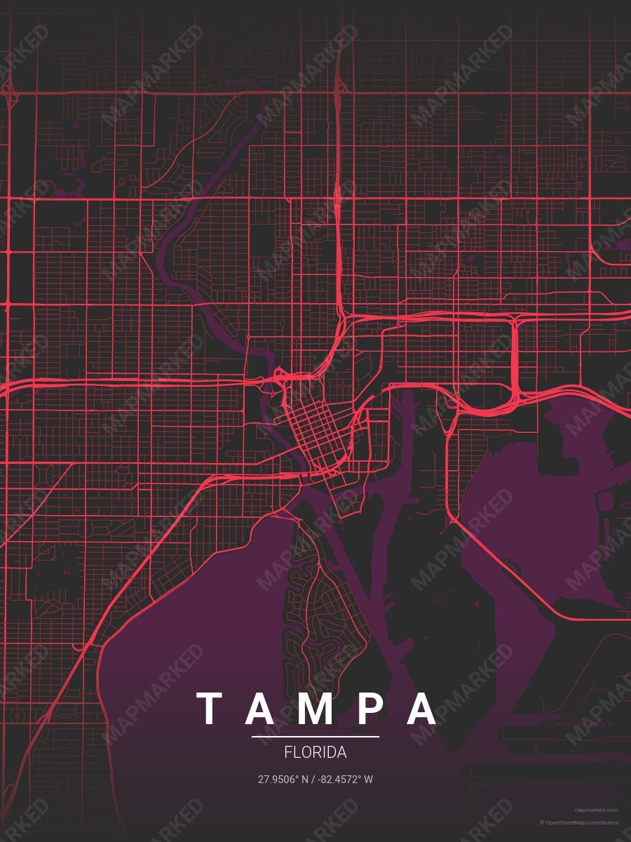 Neon Plum style sample on Tampa