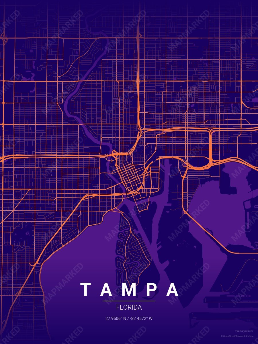 Punch Orange style sample on Tampa