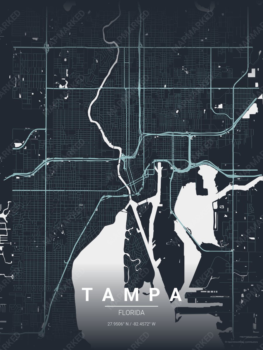 Slate Teal style sample on Tampa