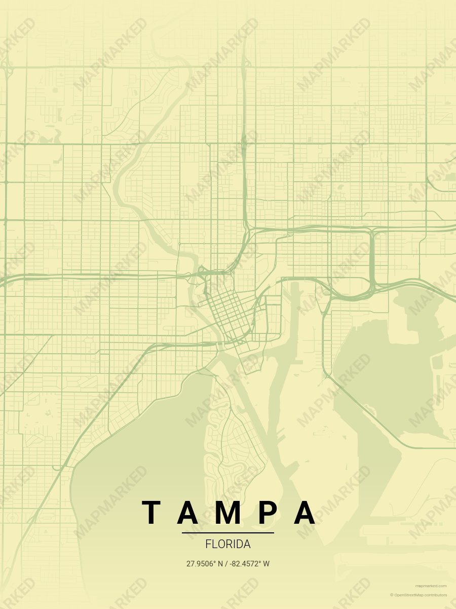 Saffron Linen style sample on Tampa