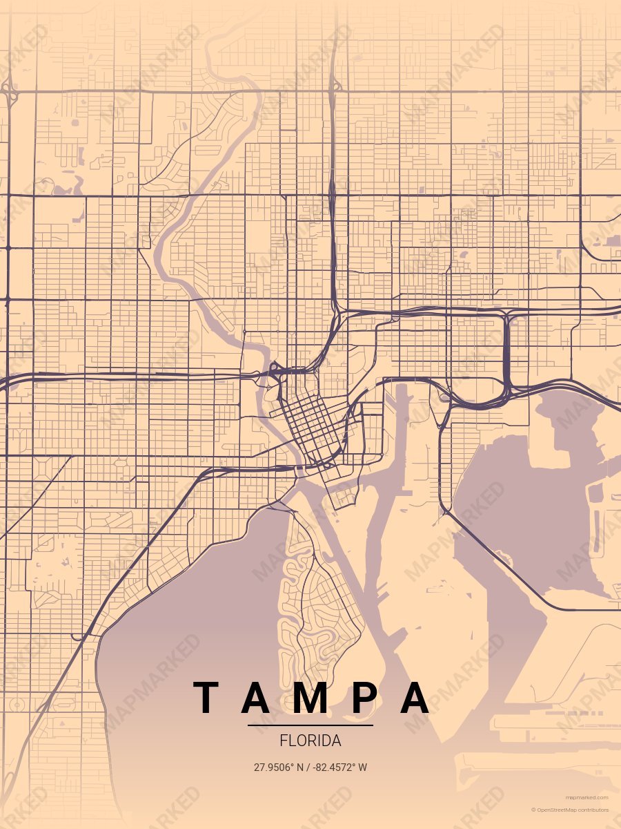 Apricot Plum style sample on Tampa