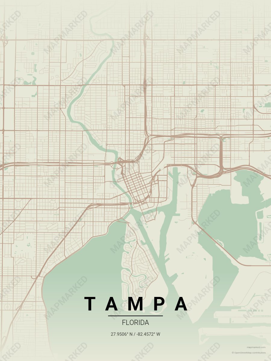Sage Pine style sample on Tampa
