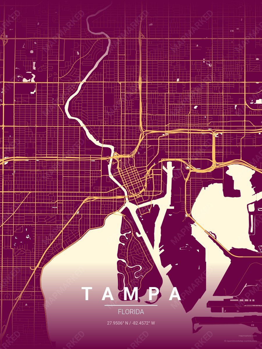 Vintage Poster style sample on Tampa