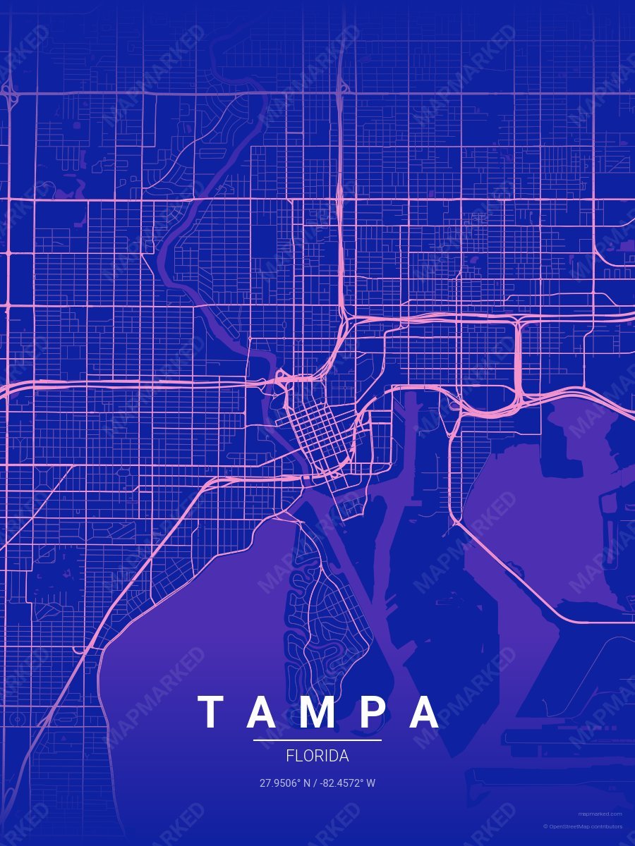 Electric Ombre style sample on Tampa