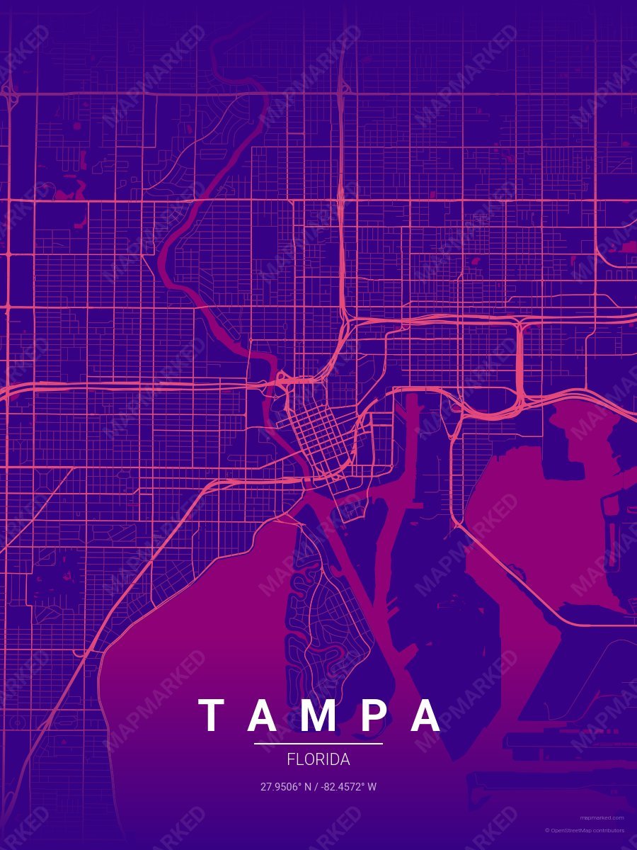 Magenta Burst style sample on Tampa