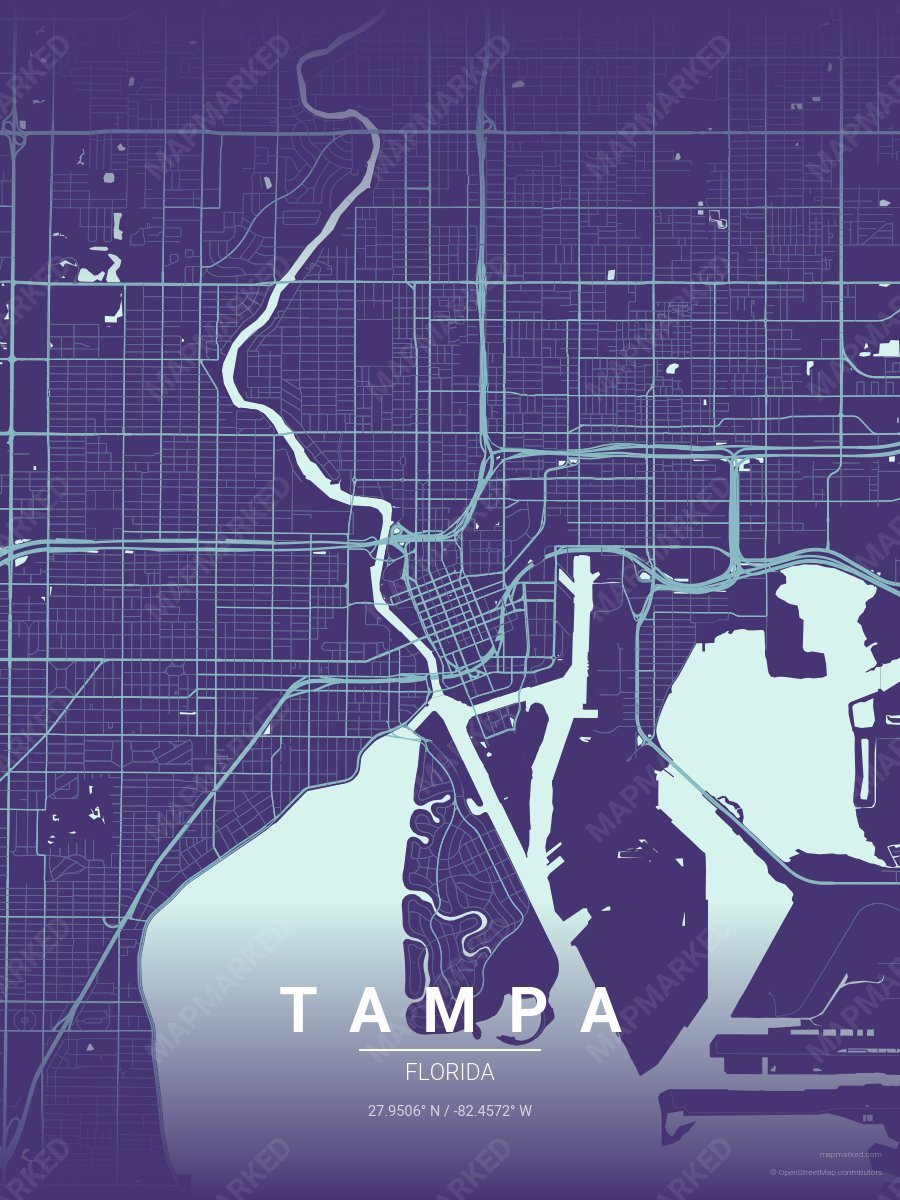 Plum Teal style sample on Tampa