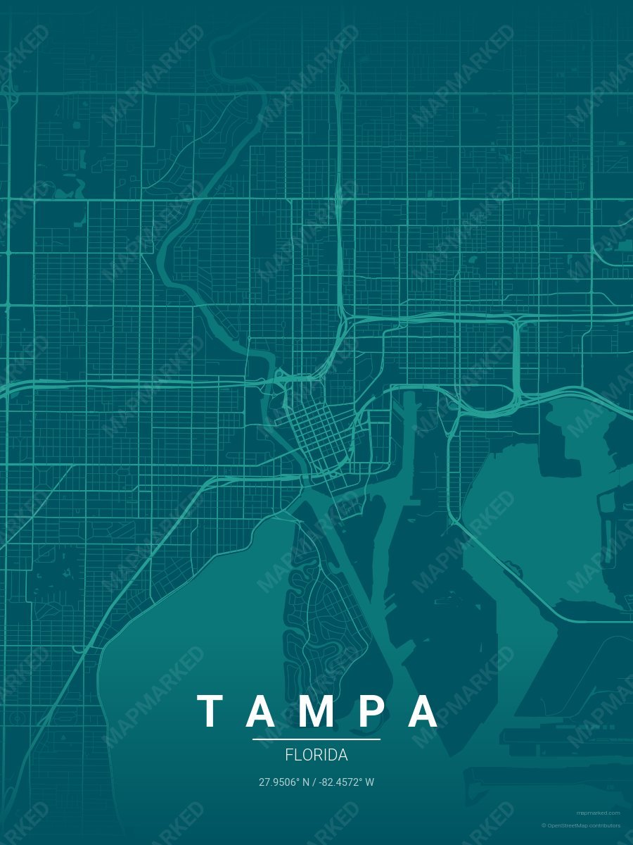 Seaside Ink style sample on Tampa