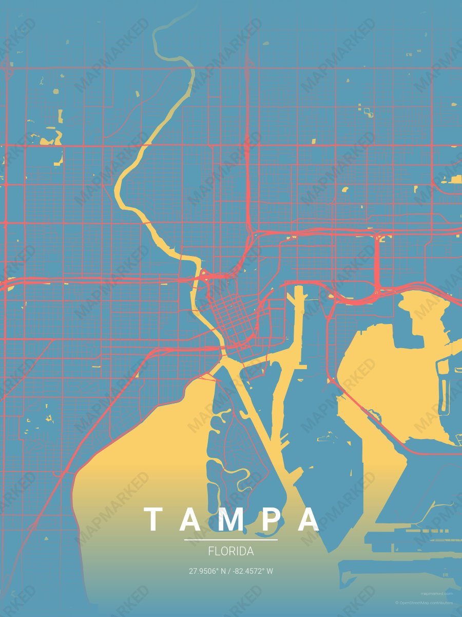 Coral Splash style sample on Tampa