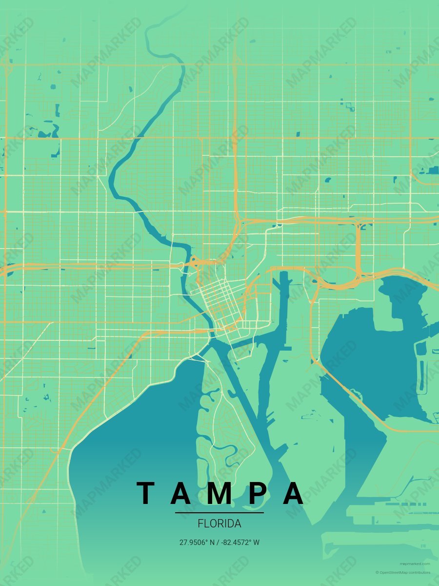 Mint Apricot style sample on Tampa