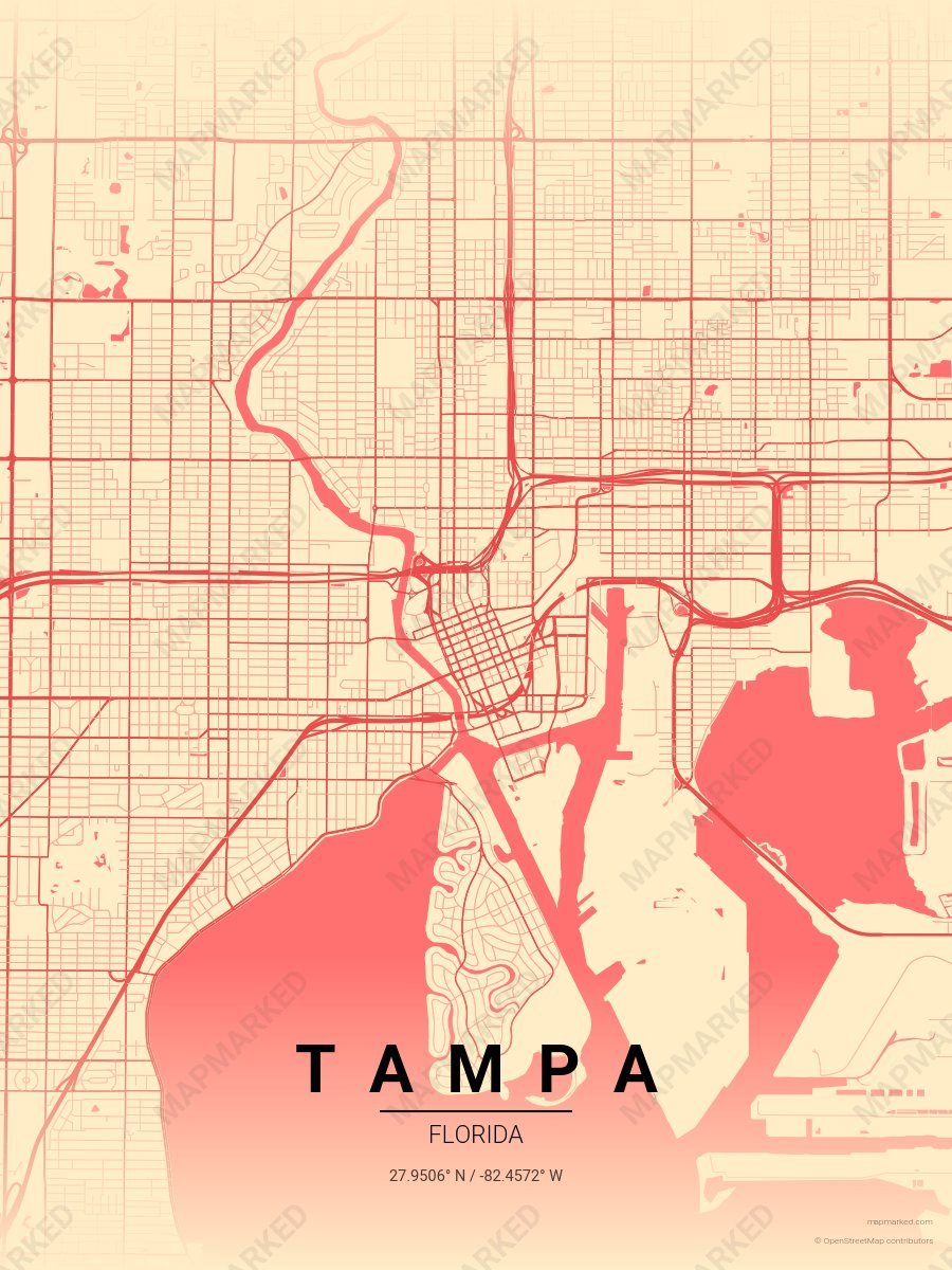 Cartoon Red style sample on Tampa