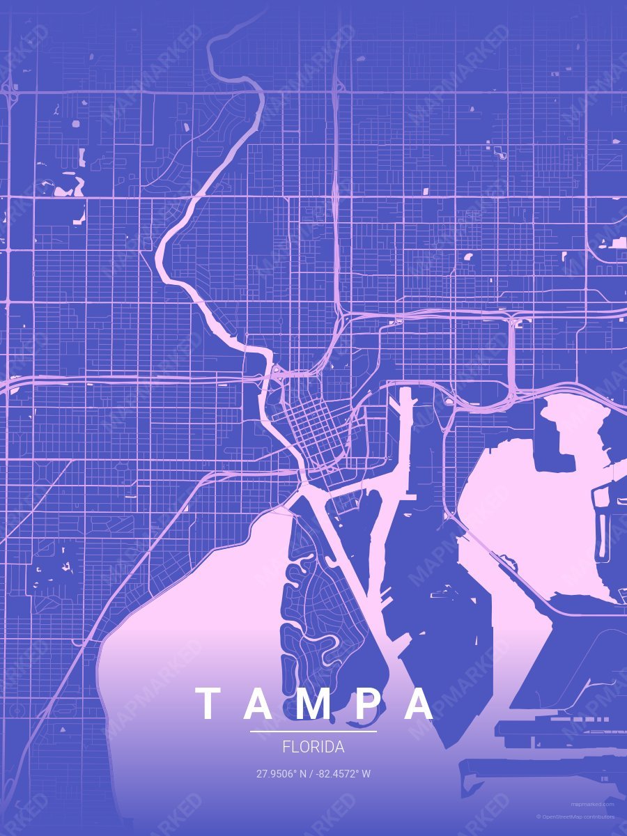 Pink Purple style sample on Tampa