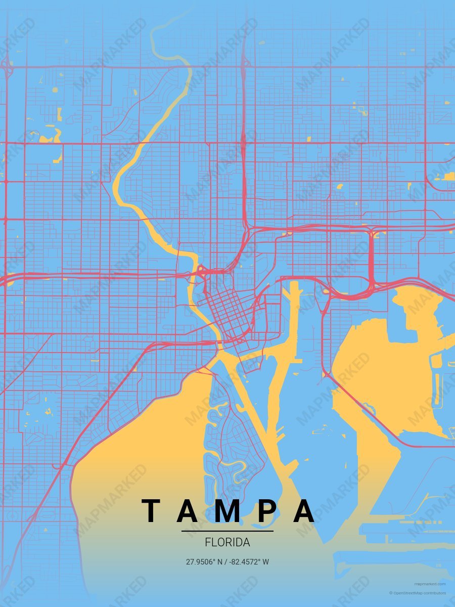 Rainbow Marker style sample on Tampa