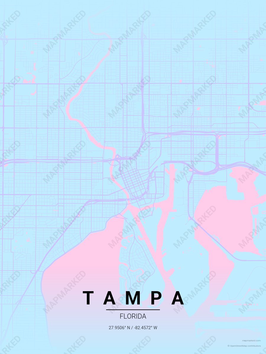 Cloud Pink style sample on Tampa