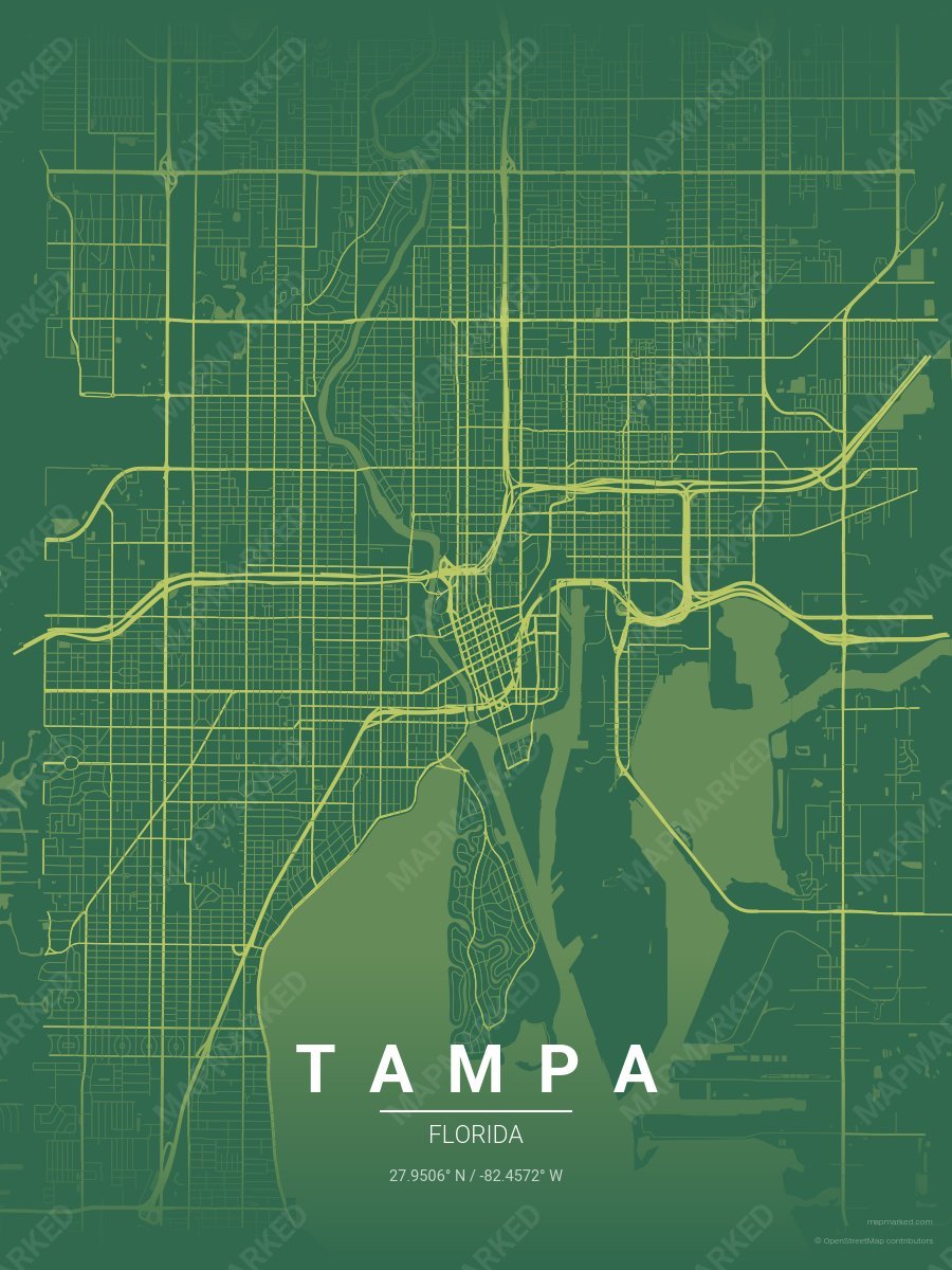 Buttercup Green style sample on Tampa