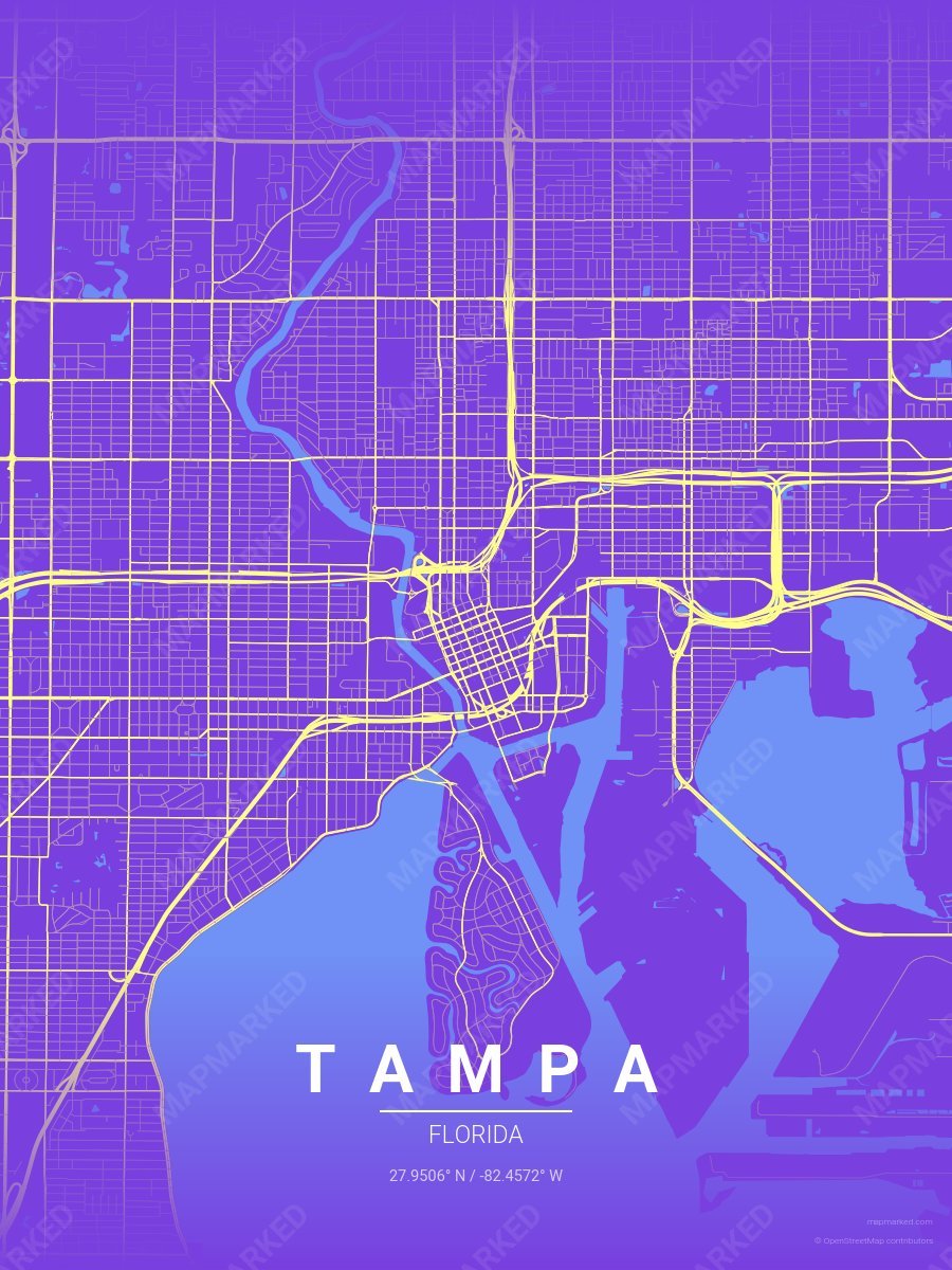 Laser Pink style sample on Tampa